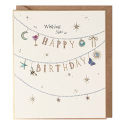Bunting Birthday Card