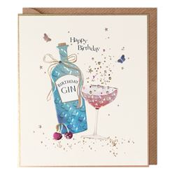 Gin Birthday Card