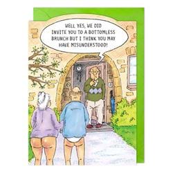 Bottomless Brunch Birthday Card