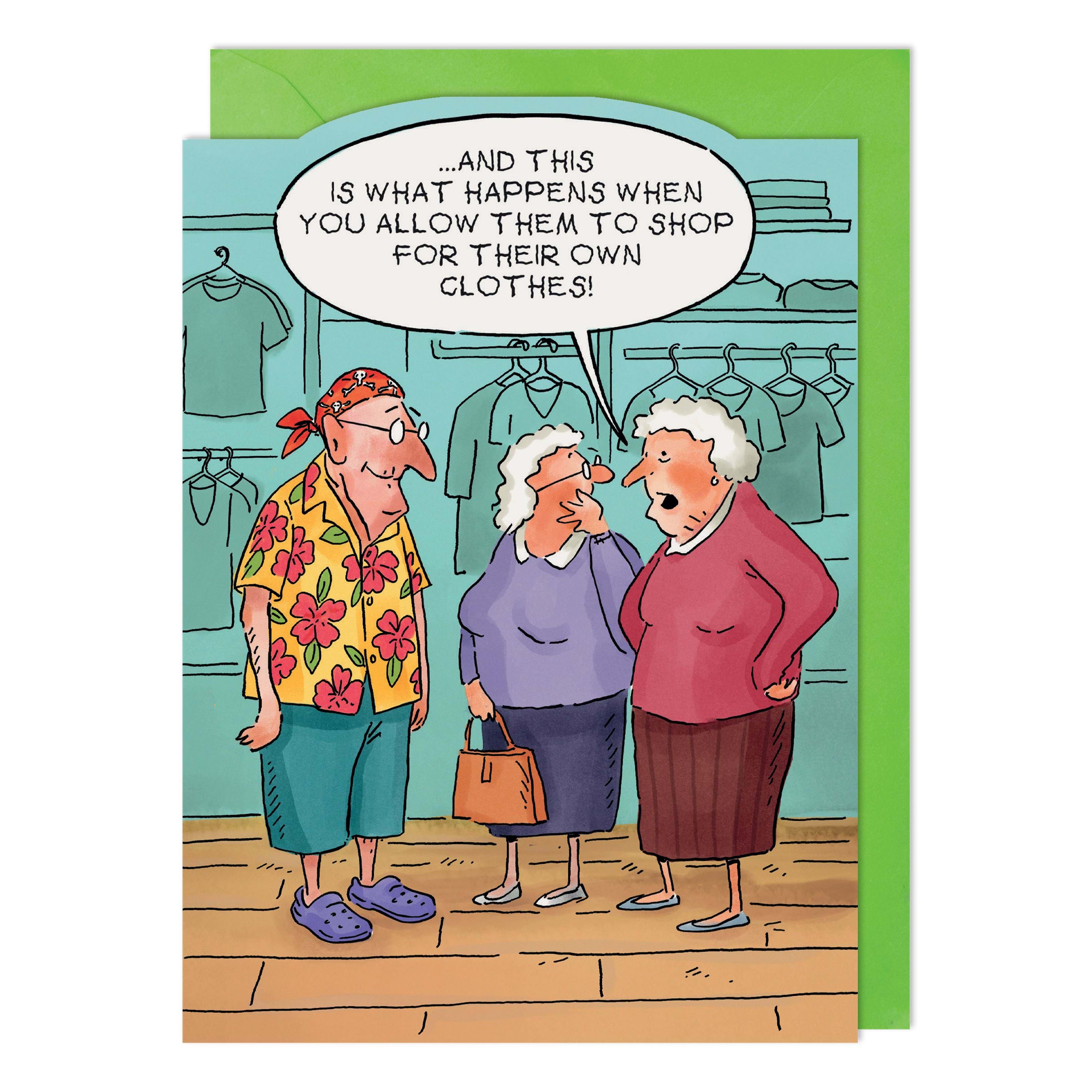 Clothes Birthday Card