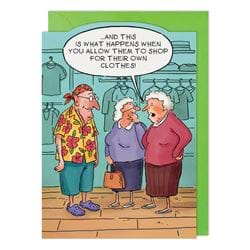 Clothes Birthday Card