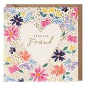 Flowers Special Friend Birthday Card