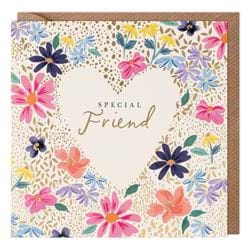 Flowers Special Friend Birthday Card