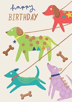 Dogs Birthday Card