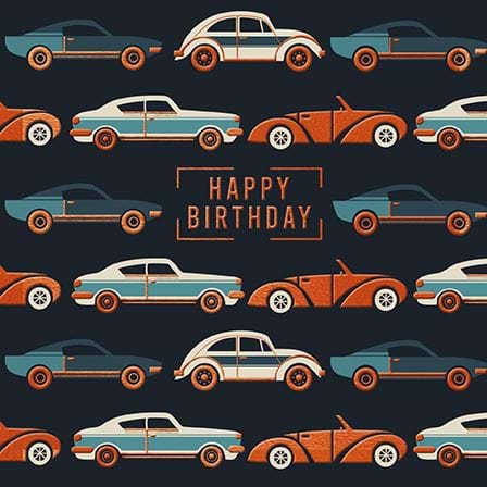 Cars Birthday Card
