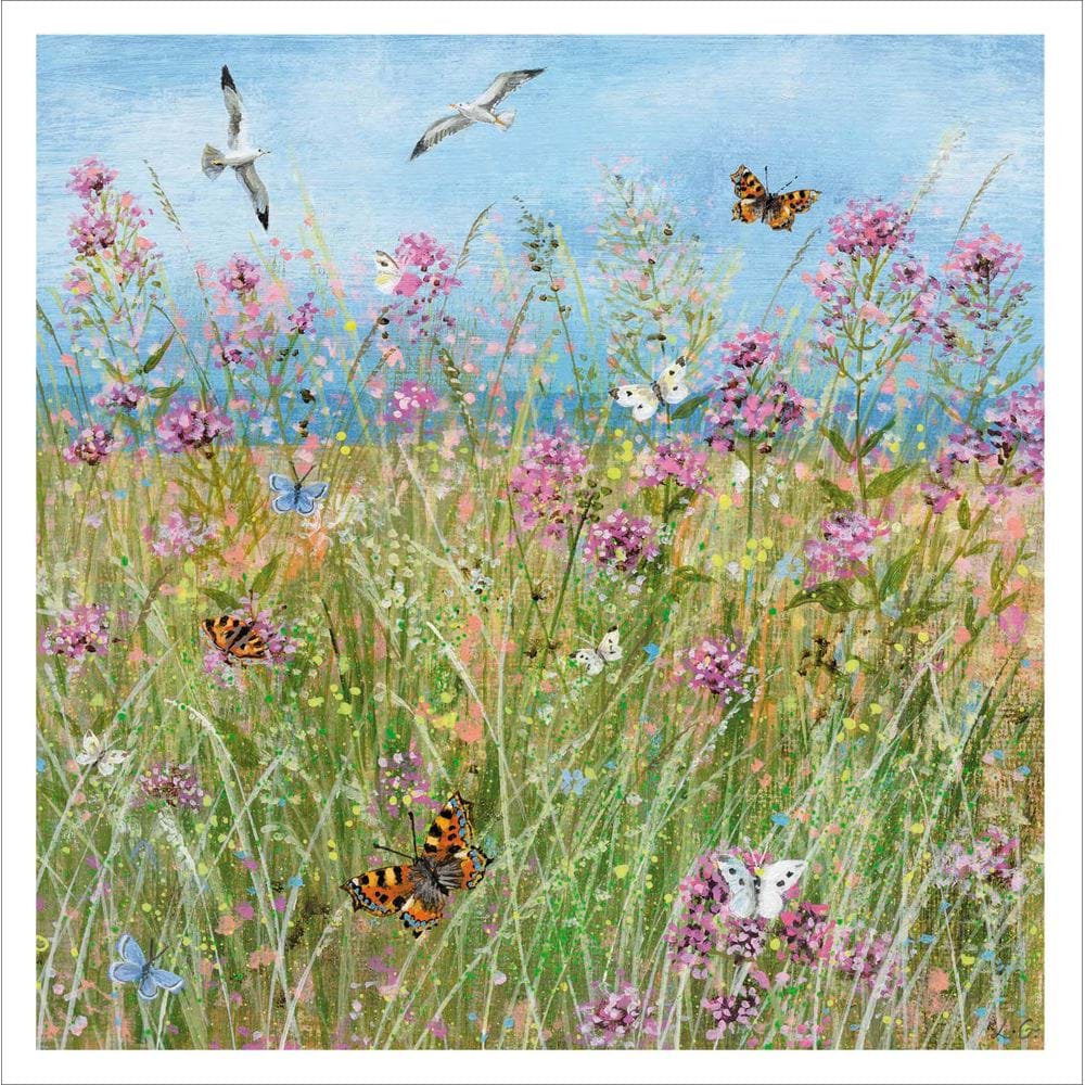 Butterfly Field Greeting Card