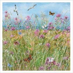 Butterfly Field Greeting Card