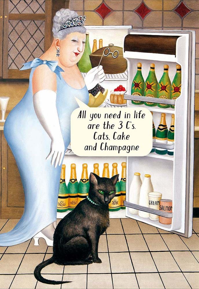 The Three C's In Life Birthday Card