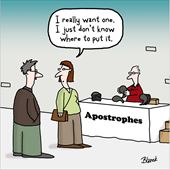 Apostrophes Funny Birthday Card