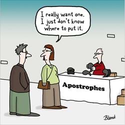 Apostrophes Funny Birthday Card