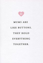 Buttons Mother's Day Card