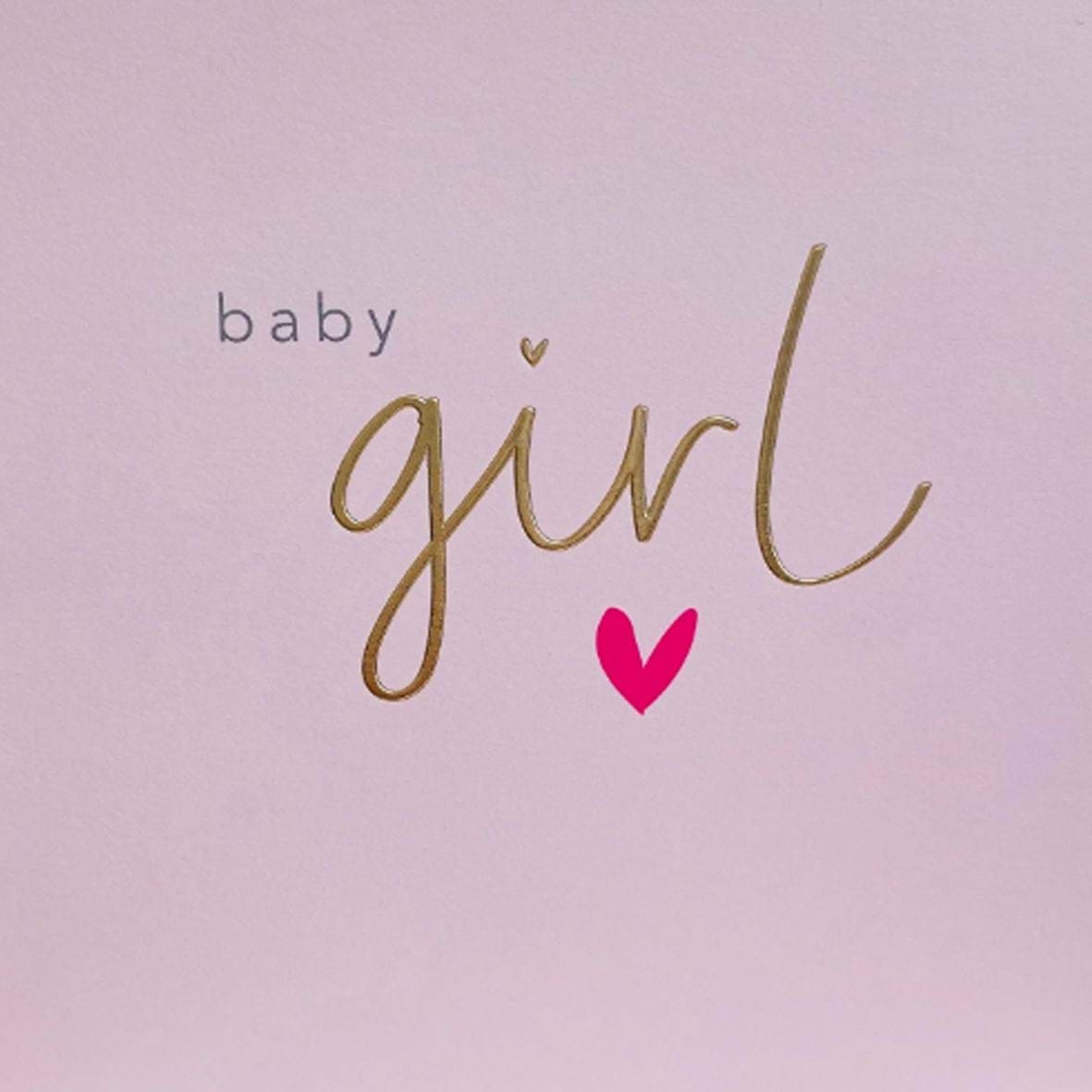 Baby Girl Card