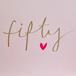 Fifty Birthday Card