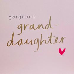 Gorgeous Granddaughter Birthday Card