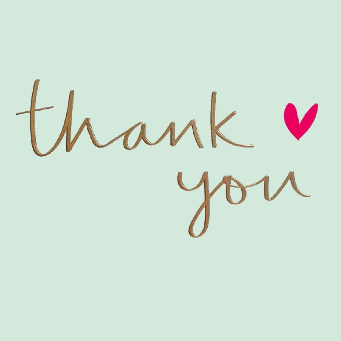 Thank you Card