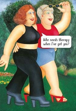 Who Needs Therapy Birthday Card