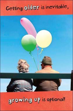 Growing Up is Optional Birthday Card