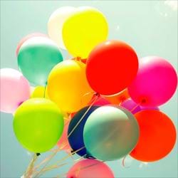 Balloons Birthday Card