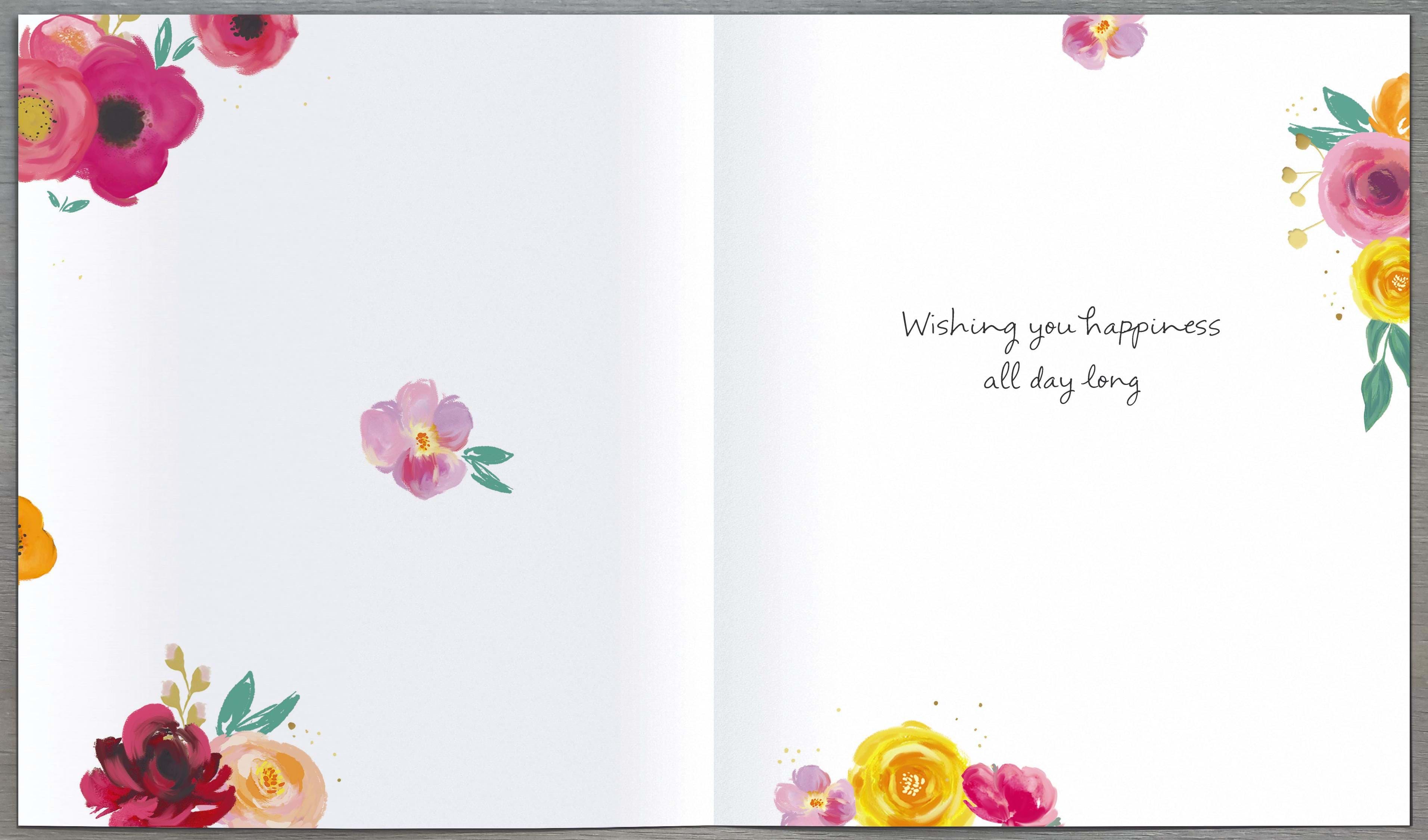 Floral With Love Birthday Card