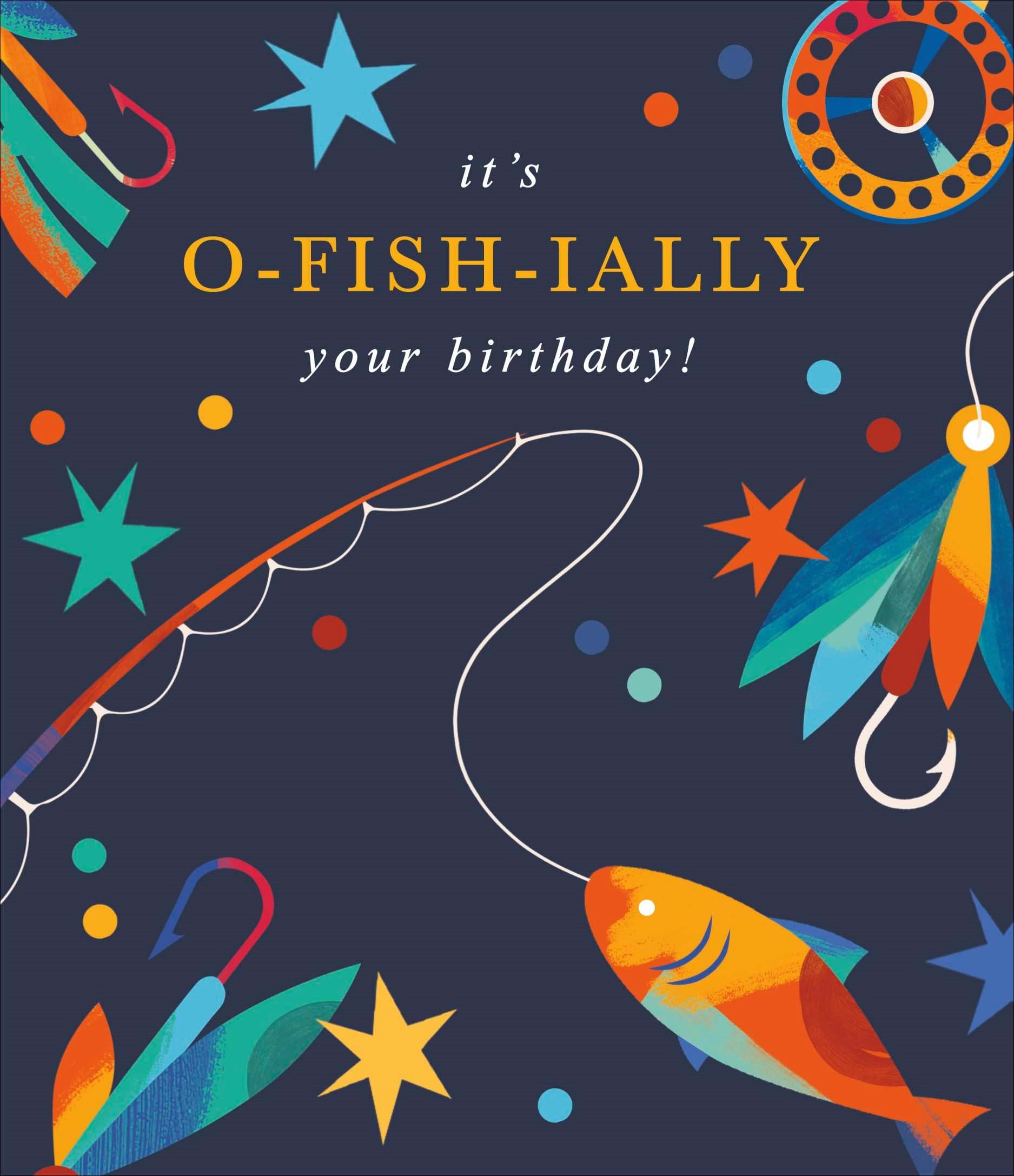 O-Fish-ially Birthday Card