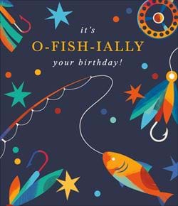 O-Fish-ially Birthday Card