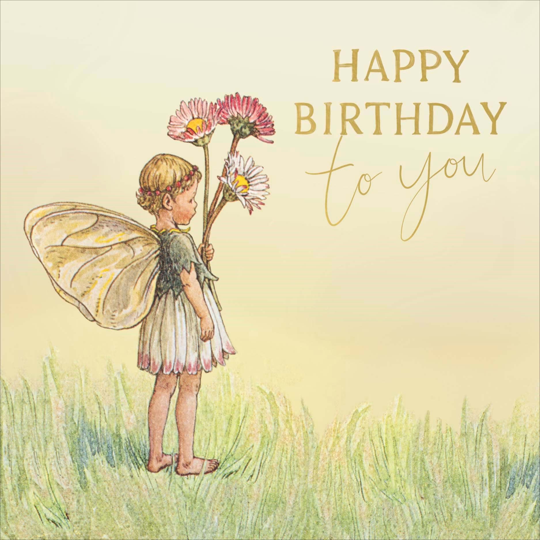 Flower Fairy Birthday Card