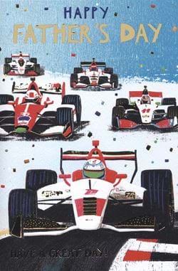 Race Car Father's Day Card