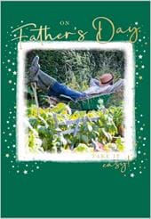 Take It Easy Father's Day Card