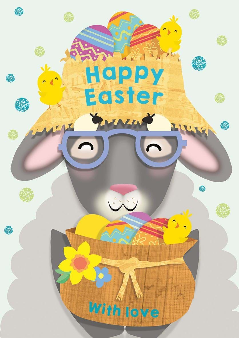 Sheep Easter Card