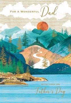 Mountains Father's Day Card