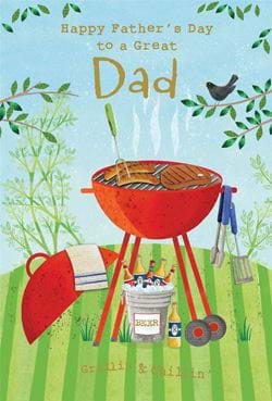 Grillin' & Chillin' Father's Day Card