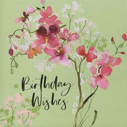 Pink Blossom Birthday Card