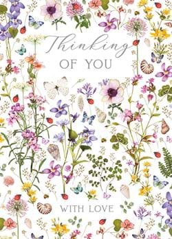 Floral Thinking of You Card