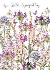 Flowers Sympathy Card