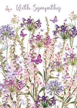 Flowers Sympathy Card