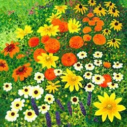 Monet's Garden Greeting Card