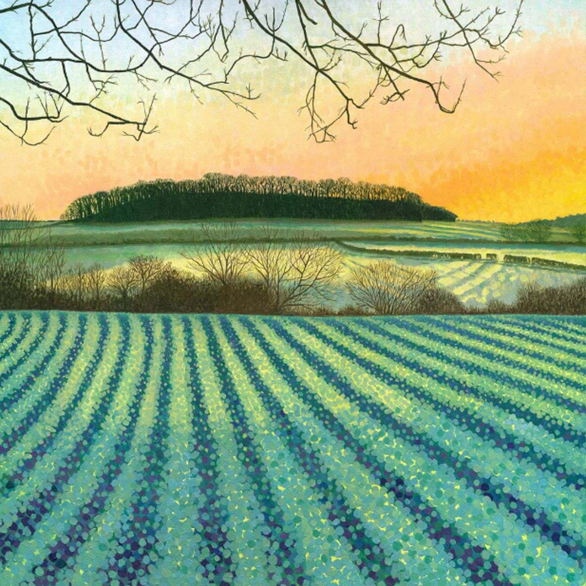 Winter Sunrise Greeting Card