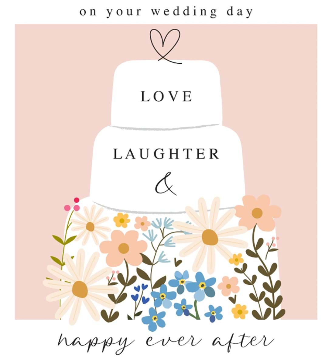 Cake Wedding Card