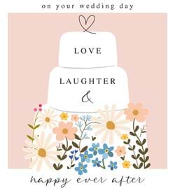 Cake Wedding Card