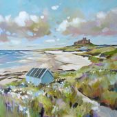 Dusky Dunes, Bamburgh Greeting Card