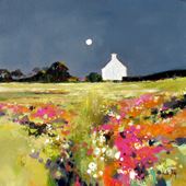 Moonlit Meadow Greeting Card