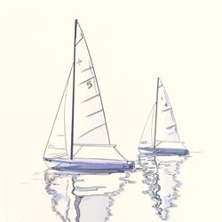 Sailing Boats Greeting Card