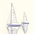 Sailing Boats Greeting Card