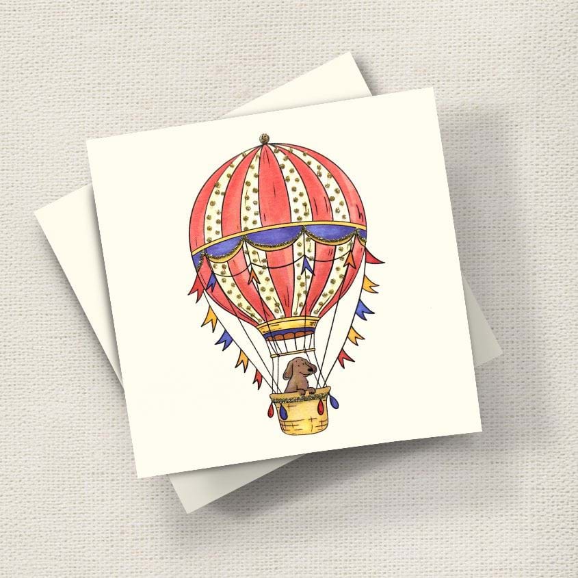 Hot Ait Balloon Greeting Card
