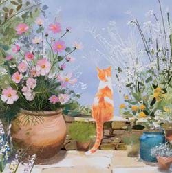 Ginger Cat Greeting Card