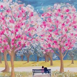 Blossom Trees Greeting Card