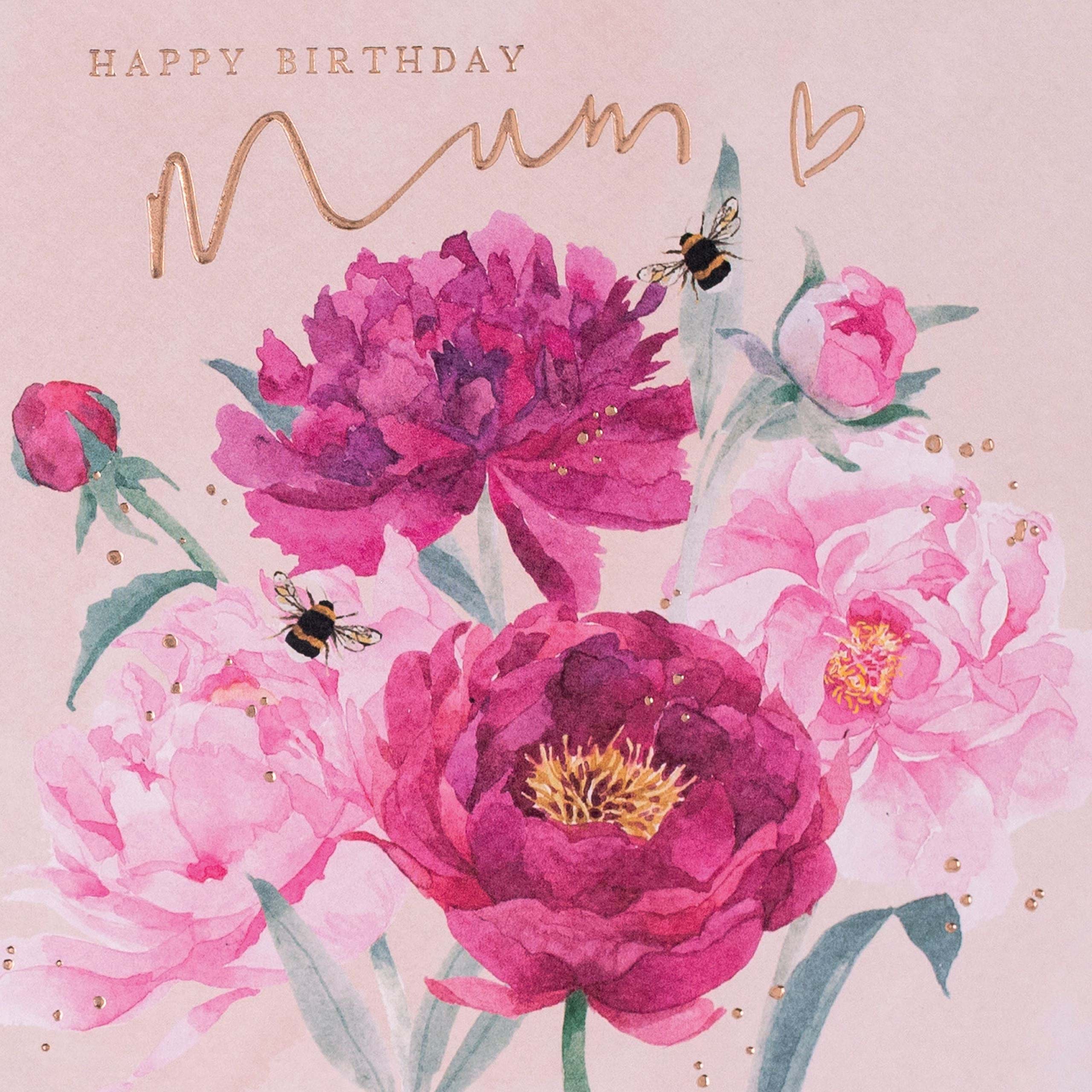 Roses Mum Birthday Card