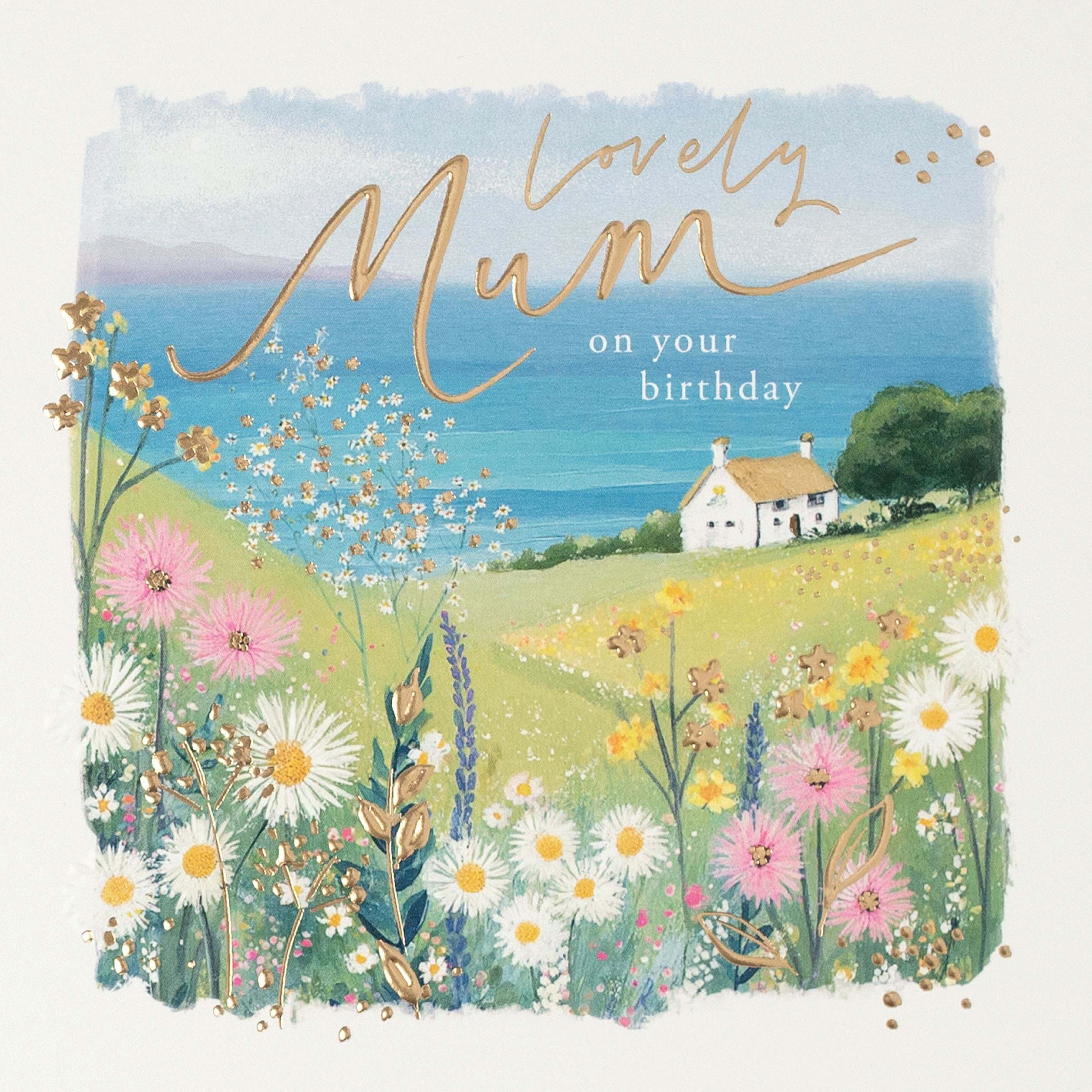 Coastal View Mum Birthday Card