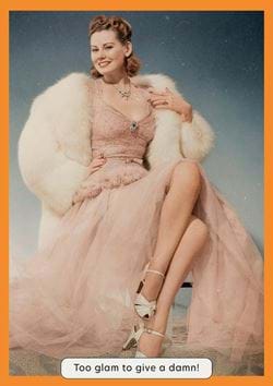 Too Glam Birthday Card