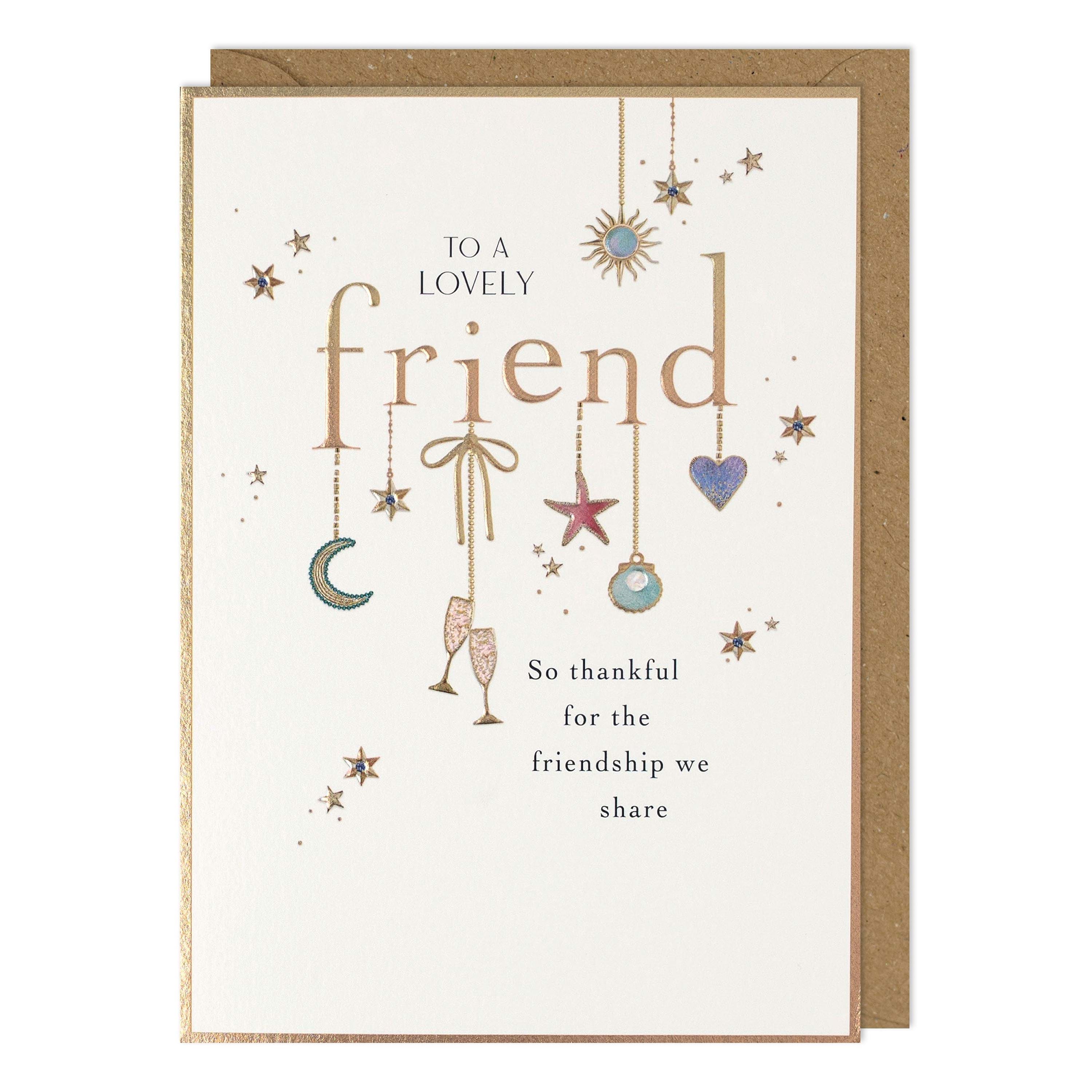 Lovely Friend Birthday Card